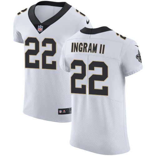 Nike Saints #22 Mark Ingram II White Men's Stitched NFL Vapor Untouchable Elite Jersey
